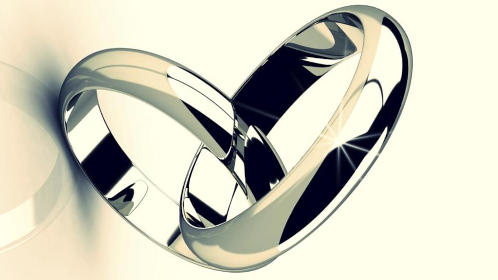 Get a wedding dress to beat the band