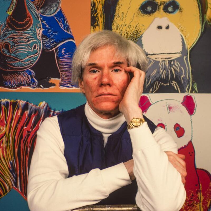 Andy Warhol (1983). Photograph: Brownie Harris/Corbis via Getty Images