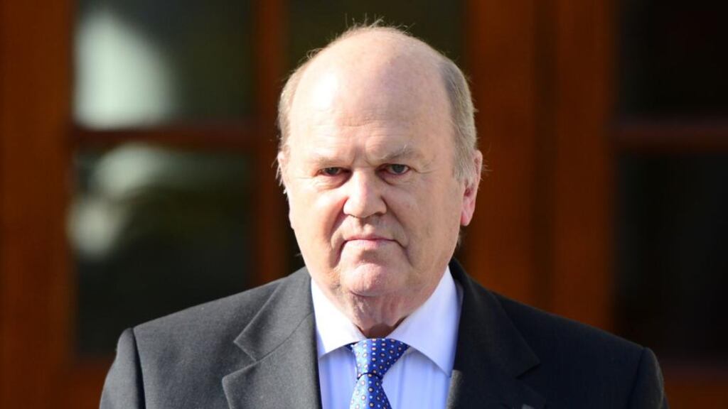 Senior Coalition sources have said changes to the USC will feature as part of a three-pronged tax package to be unveiled tomorrow by Minister for Finance Michael Noonan, above. Photograph: Bryan O’Brien/The Irish Times