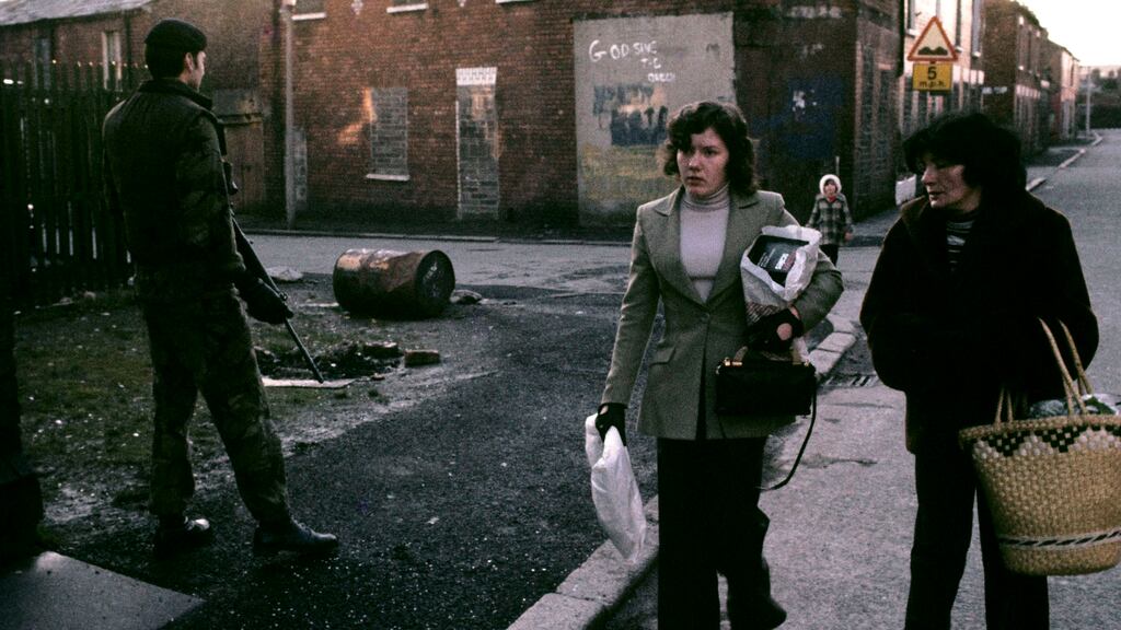 In Northern Ireland I waited to be stopped at security gates; I worried about people getting trapped inside turnstiles. But Manchester had no gates and no turnstiles and no soldiers, just people enjoying a night out. Manchester was weird. Photograph: Alex Bowie/Getty