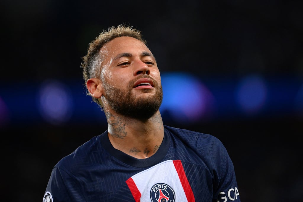 Neymar will have the right to have a final say — via video conference — next Monday on the trial’s last day. File photograph: Getty Images