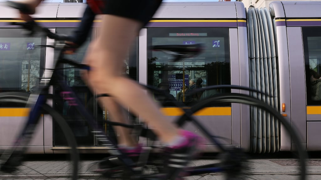 The Luas Red line. “If they did not already know it, they now know that they are vulnerable to sexual menace, even in public places.” Photograph: Nick Bradshaw