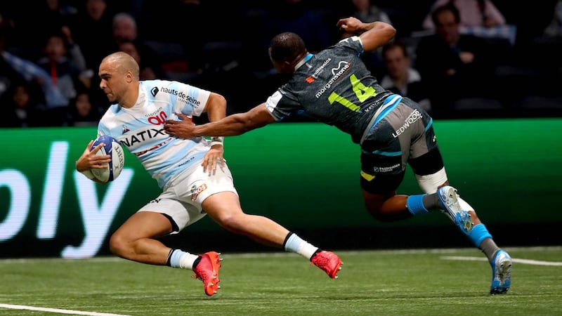 Simon Zebo’s Racing 92 are are looking to go one further and win a maiden title. Photograph: Ryan Byrne/Inpho