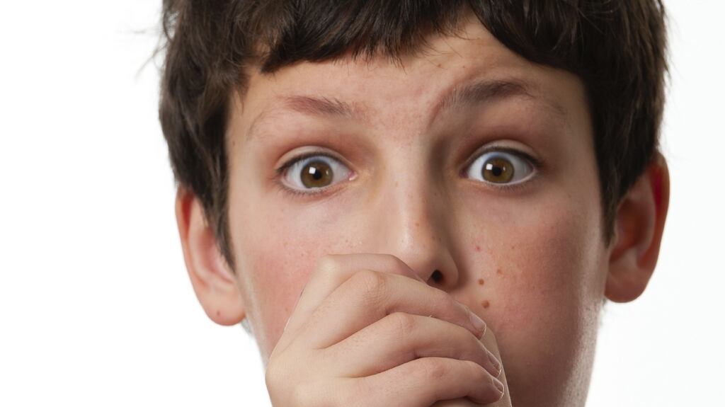 Your son might feel he has to engage in the ritual of blowing his hands as a means of avoiding germs. Photograph: iStockphoto