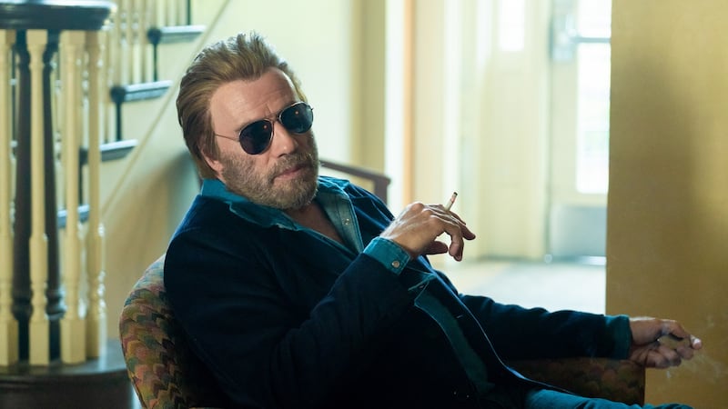 Eye for an Eye: John Travolta in an early contender for turkey of the year