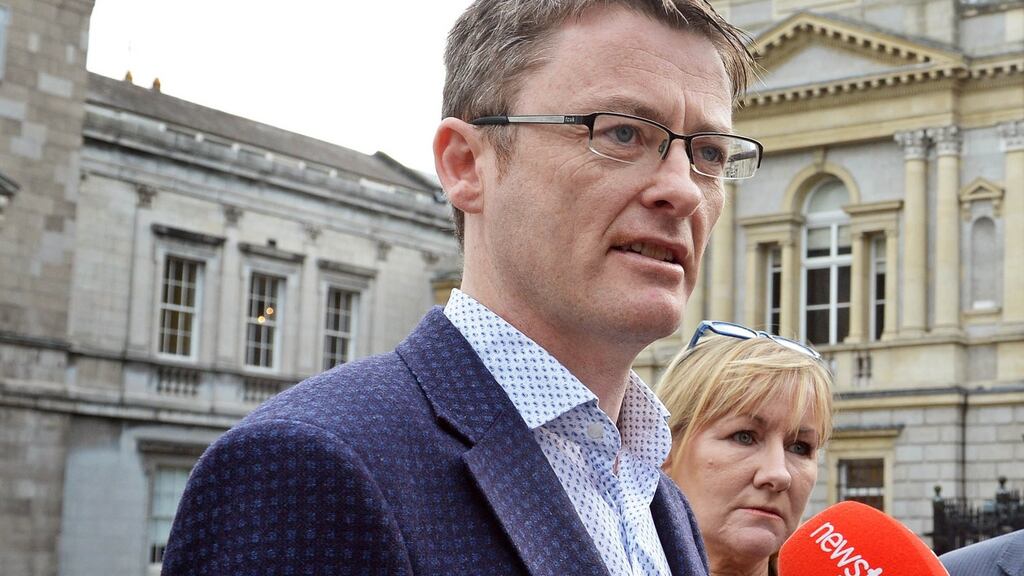 Sinn Féin’s  David Cullinane favours coalition. Party  leader Gerry Adams and deputy leader Mary Lou McDonald have  signalled that the party’s stance on coalition could change. Photograph: The Irish Times