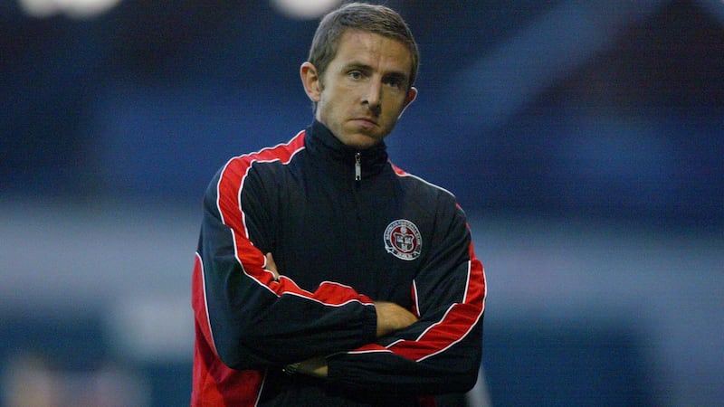 Gareth Farrelly during his spell as Bohemians player-manager in 2006. Photograph: Dan Sheridan/Inpho