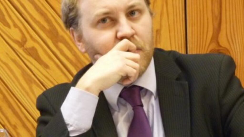 Northern Ireland Green Party leader Steven Agnew said “a new model of government” was needed in the North because of cuts to services affecting “the most vulnerable” in society. Photograph: Green Party NI website.