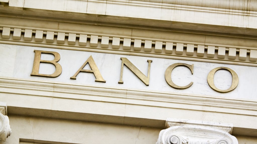 Total deposits held by euro zone banks rose 10.3% in the year to July. Photograph: iStock