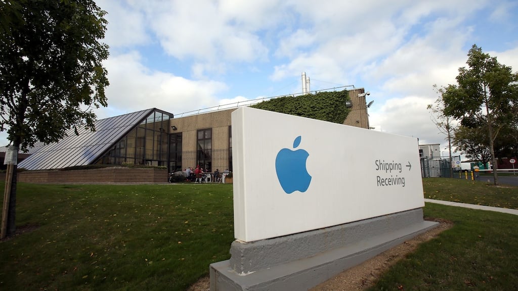 Apple’s campus in Cork. The tech giant says rehiring those previously involved in the grading programme was its ‘first priority’. Photograph: AFP/Getty Images