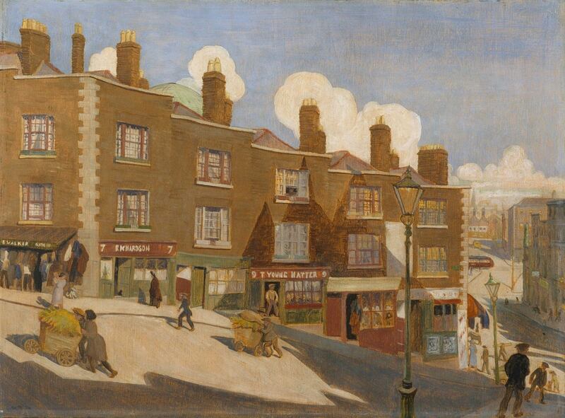 Harry Kernoff, Winetavern Street, 1934. Photograph: Hugh Lane Gallery/ The Estate of Harry Kernoff