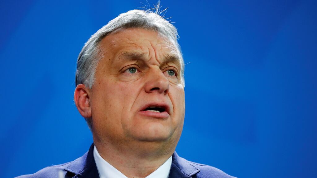 Hungarian prime minister Viktor Orban: has aimed his hard-line policies at migrants, the homeless, liberal NGOs and the Soros-funded Central European University.  Photograph: Hannibal Hanschke