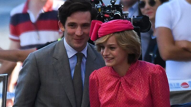 Charles and Diana played by Josh O’Connor and newcomer Emma Corrin in the fourth series of The Crown, on Netflix from November 15th.