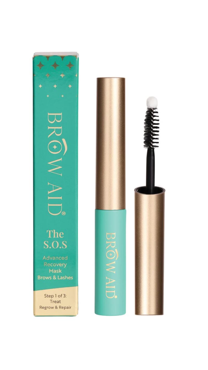 Brow Aid SOS Advanced Brow and Lash Recovery Mask (€26 from browaid.com)