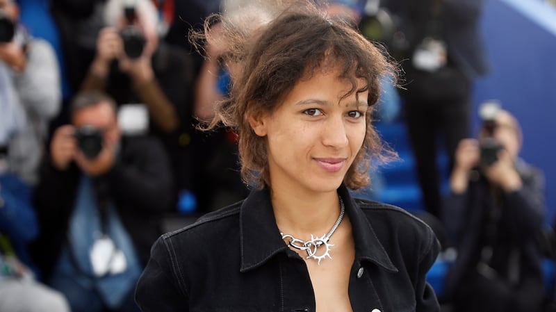 Director Mati Diop during the photocall for her spooky maritime tale Atlantics. Photograph: Sebastien Nogier/EPA