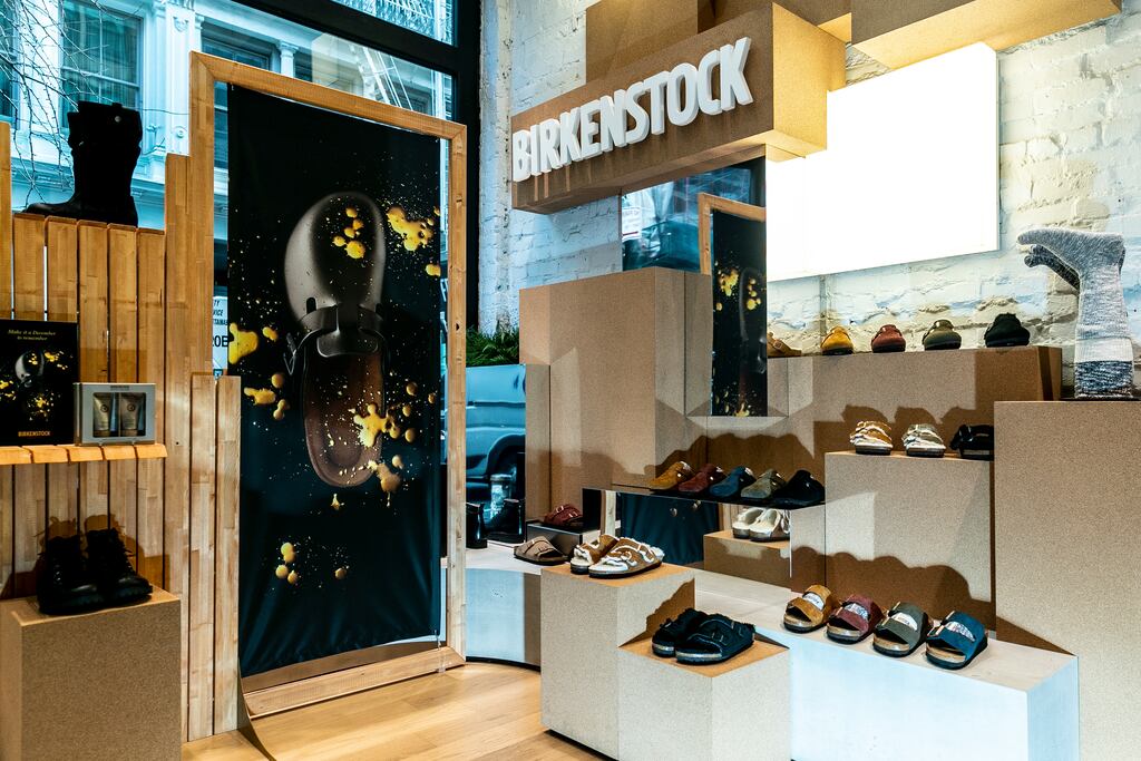 Birkenstock is feeling pretty comfortable, fresh from its walk-on role in Barbie. Photograph: Jeenah Moon/The New York Times