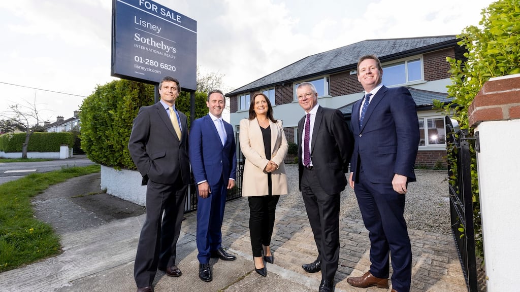 David Ashmore, David Byrne, Louise Kenny, David Bewley and Stephen Day of Lisney Sotheby’s International Realty