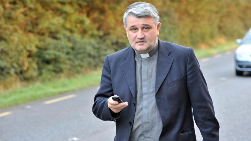 ‘This is the most unnatural thing in the world to see a child dead,’ Charleville curate, Fr Tom Naughton said. Photograph: Daragh Mc Sweeney/Provision