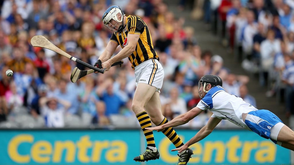 Kilkenny’s TJ Reid scores his side’s goal against Waterford during last year’s All-Ireland semi-final at Croke Park. Photograph: James Crombie/Inpho