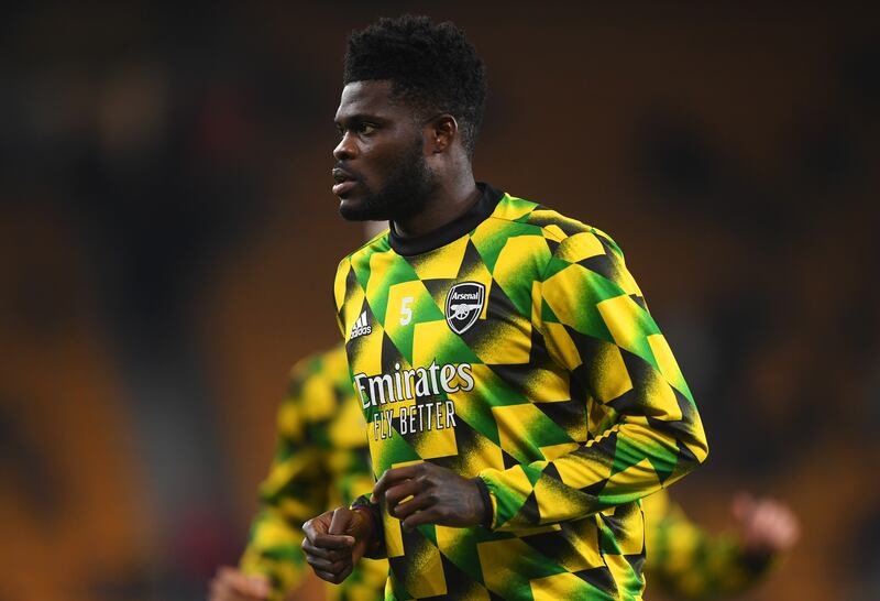Arsenal's Thomas Partey is a key man in the heart of Ghana's midfield. Photograph: Harriet Lander/Getty Images