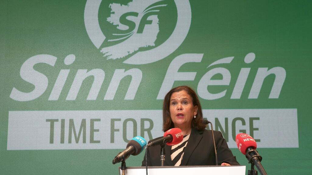 The real test for Sinn Féin is what happens between now and the next election, and the period immediately after that election, Irish Times political editor Pat Leahy says. Photograph: Gareth Chaney/Collins Photos