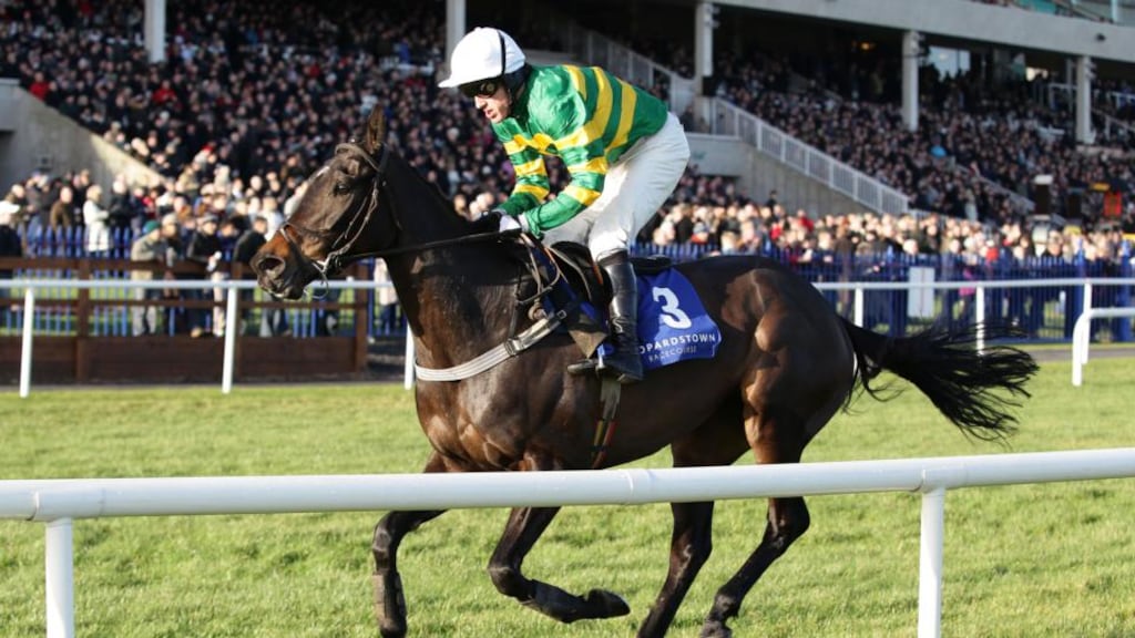 Tony McCoy and Competitive Edge will ride in the Irish Grand National for JP McManus. Photograph: Cathal Noonan/Inpho