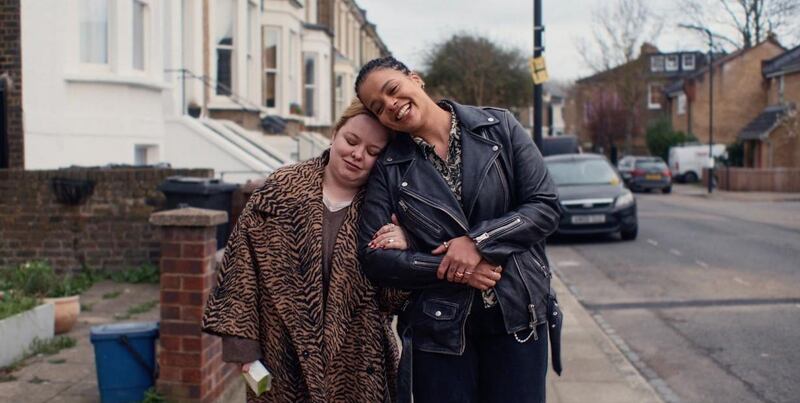 Nicola Coughlan and Lydia West in Channel 4 series Big Mood