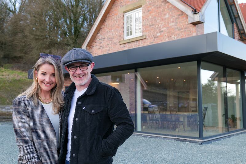 Forever Home: Helen Skelton and Patrick Bradley. Photograph: Below The Radar TV/BBC Northern Ireland