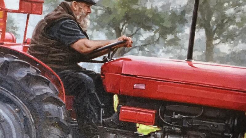 Mark O’Neill, The Red Limo from Treasures Irish Art, Athlone