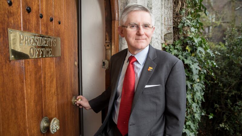 Prof Patrick O’Shea, president of UCC and chair of the Irish Universities Association said our growing population and a competitive education environment is forcing the sector to “confront stark realities”. Photograph: Tomás Tyner