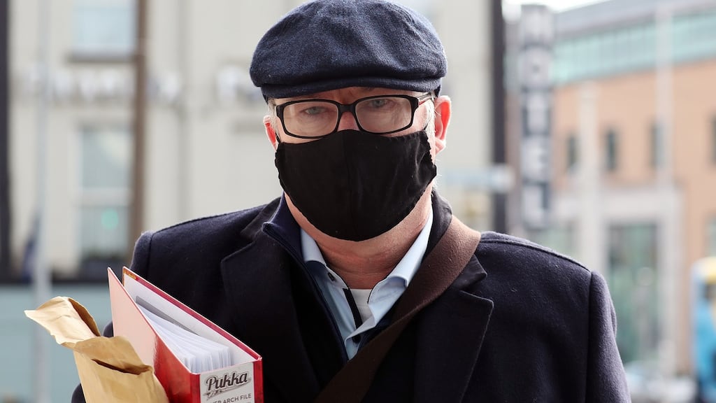 Michael Lynn, with an address at Millbrook Court, Red Cross, Co Wicklow, has pleaded not guilty to 21 counts of theft. Photograph: Collins Courts