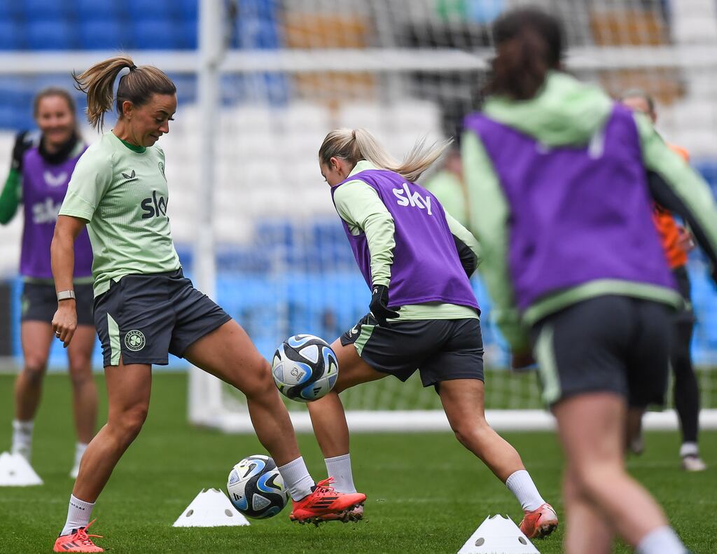 Katie McCabe: the Arsenal star could prove a big presence for the Republic of Ireland against Wales. Photograph: Mike Jones/Inpho