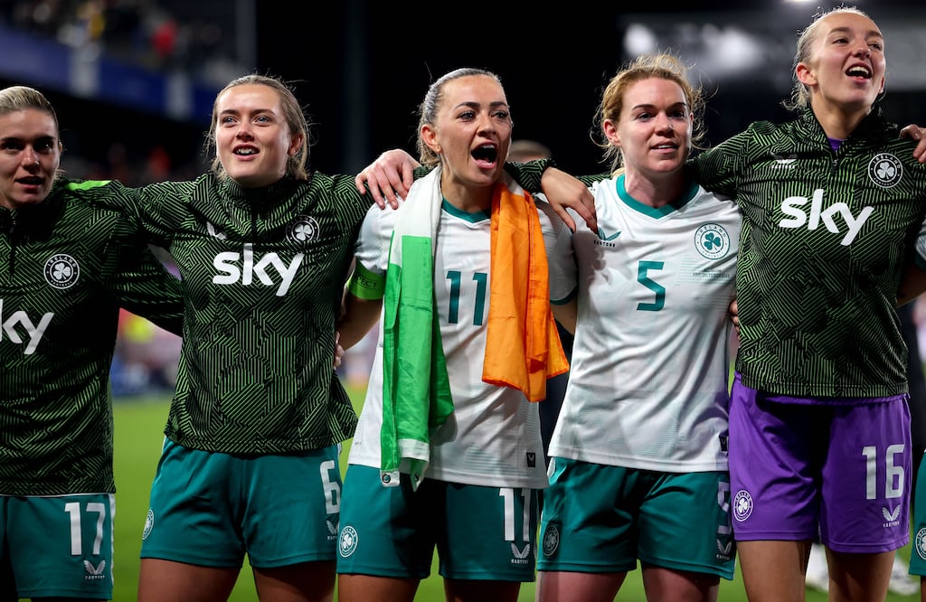 Ireland’s Katie McCabe. Photograph: Ryan Byrne/Inpho