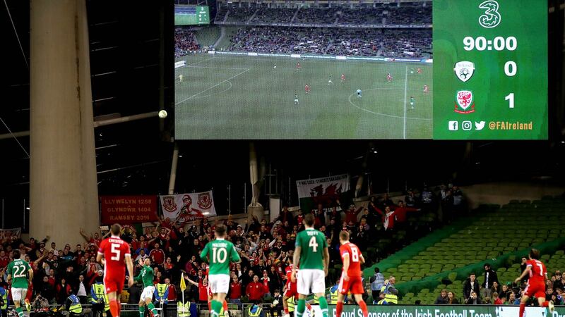 The defeat to Wales may well have put the relegation nail in the Irish coffin. Photo: Ryan Byrne/Inpho