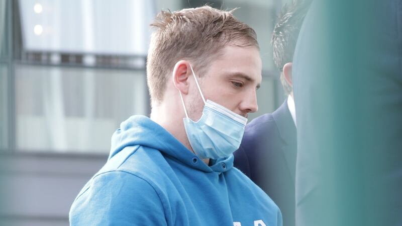 Gavin Murphy, from Coultry Drive in Ballymun, Dublin, outside Blanchardstown District Court on Monday. Photograph: Paddy Cummins/IrishPhotoDesk