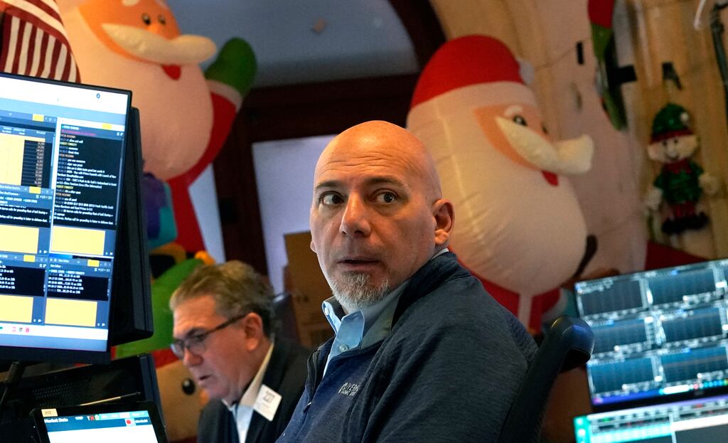 In New York, the main indices were subdued after the S&P 500 and the Nasdaq notched record high levels in the previous session. Photograph: Timothy Clary/Getty Images