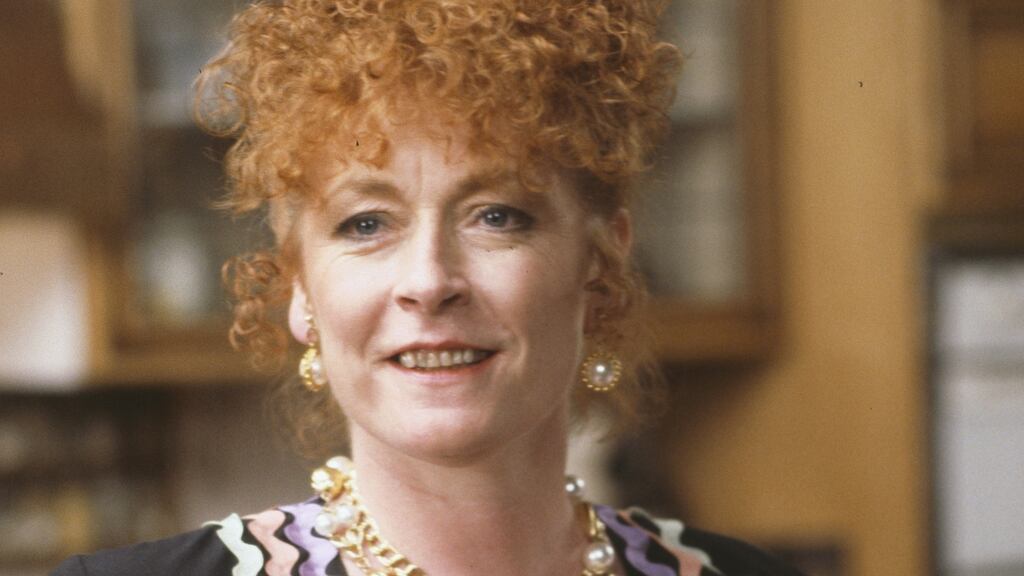 Eileen Pollock on set as Lilo Lil during filming for the BBC television sitcom Bread in August 1991. Photograph: Don Smith/Radio Times/Getty Images