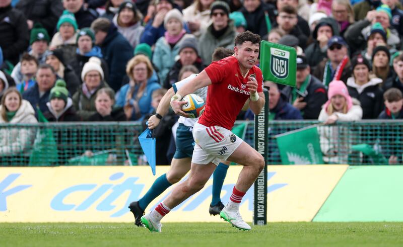 Munster's Calvin Nash. Photograph: James Crombie/Inpho