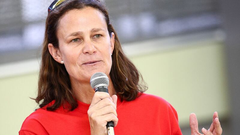 Pam Shriver: ‘I believe abusive coaching relationships are alarmingly common in sport as a whole’. Photograph: Imeh Akpanudosen/Getty Images for Up2Us