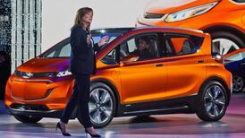 GM shows off its latest electric car - Detroit auto show