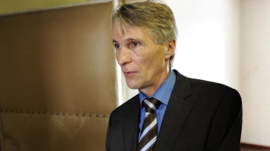 Stasi prison memorial director Hubertus Knabe: condemns ex-Stasi officials who, in his view, attempt to whitewash the GDR’s record of state repression. Photograph: Odd Andersen/AFP/Getty