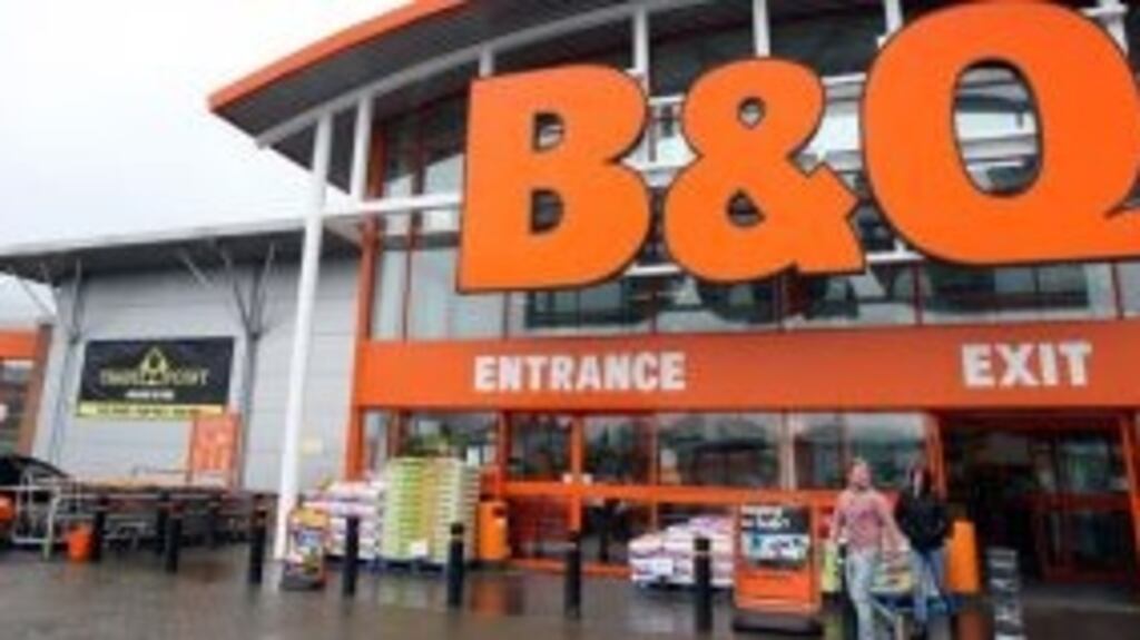 Kingfisher trades as B&Q and Screwfix in Britain and Castorama and Brico Depot in France