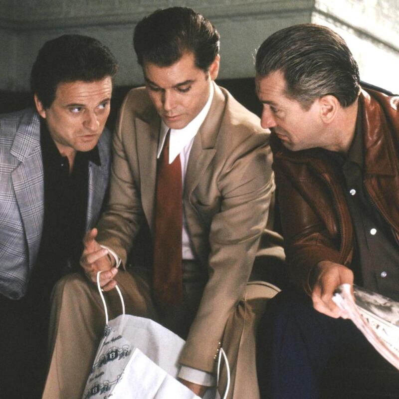 GoodFellas: Joe Pesci, Ray Liotta and Robert De Niro