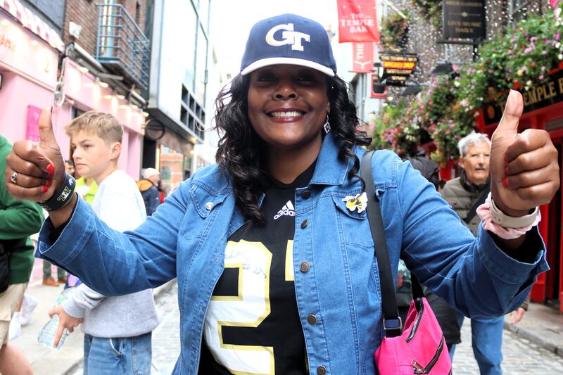 Proud mother Samantha Robinson is looking forward to seeing her son Joshua Robinson playing at the Aer Lingus College Classic on Saturday in the Aviva Stadium