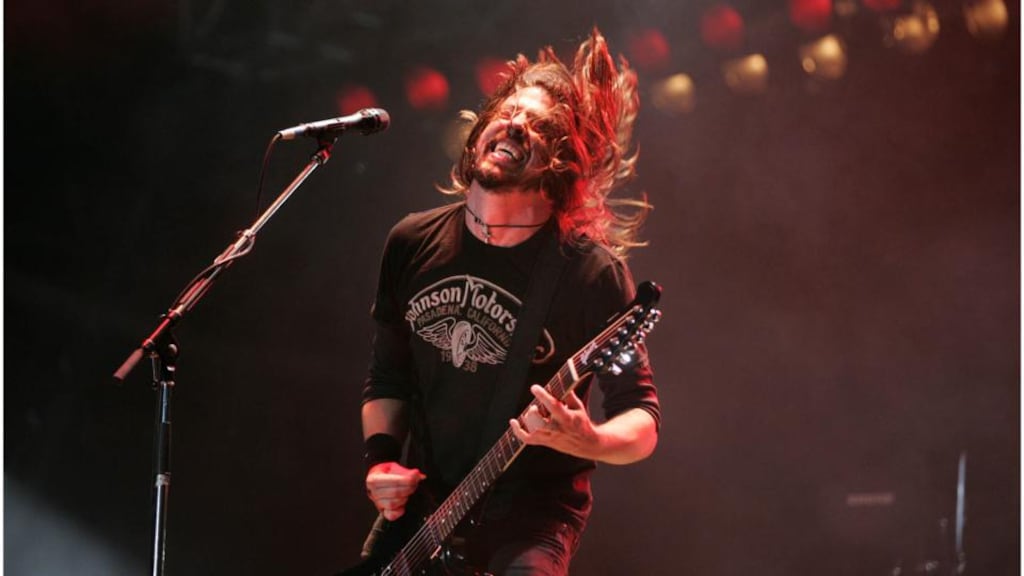 Foo Fighters front-man Dave Grohl. Photograph: Dara Mac Dónaill/The Irish Times