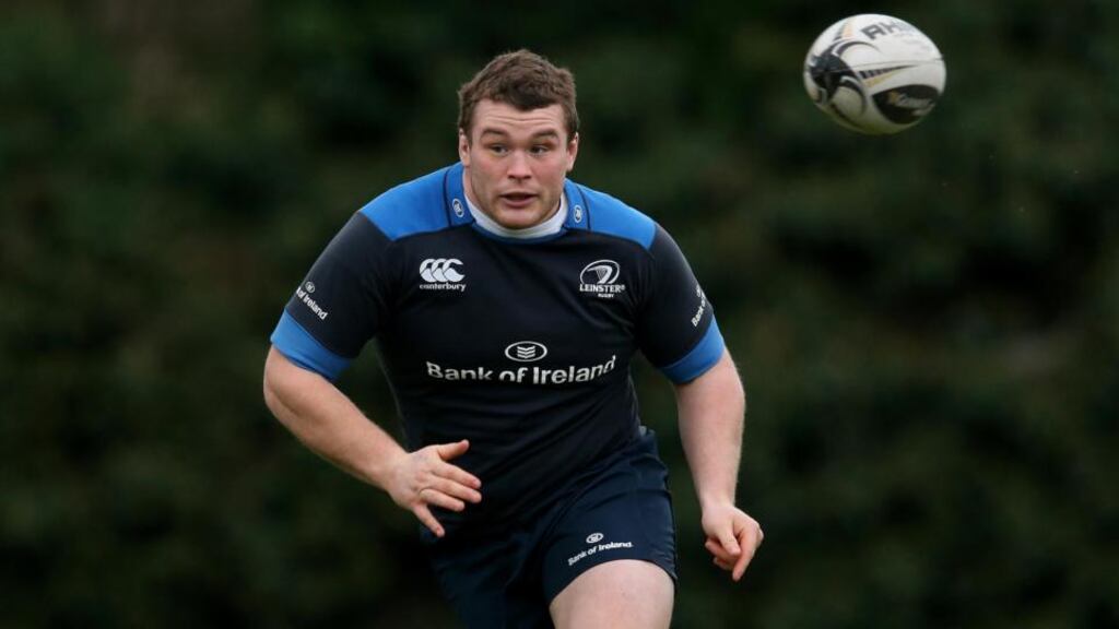 Leinster prop Jack McGrath has been suspended for three weeks. Photograph: Ryan Byrne / Inpho
