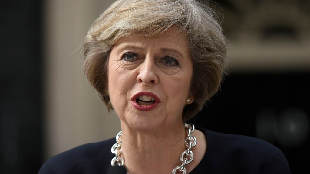 British prime minister Theresa May:  expert says there are no guarantees that the UK and, for that matter, the North will enjoy unrestricted access to the single market after Brexit. Photograph: Hannah McKay/PA Wire