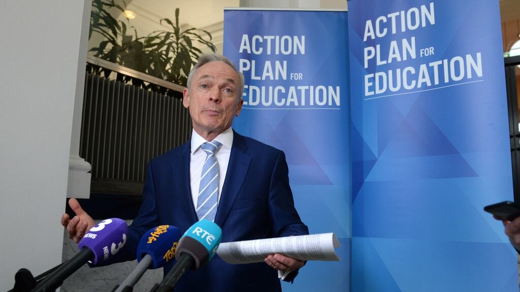 Minister for Education Richard Bruton: this new process has ‘the potential to change the course of education in Ireland by providing a system which reflects the changing needs of families’. Photograph: Dara Mac Donaill / The Irish Times