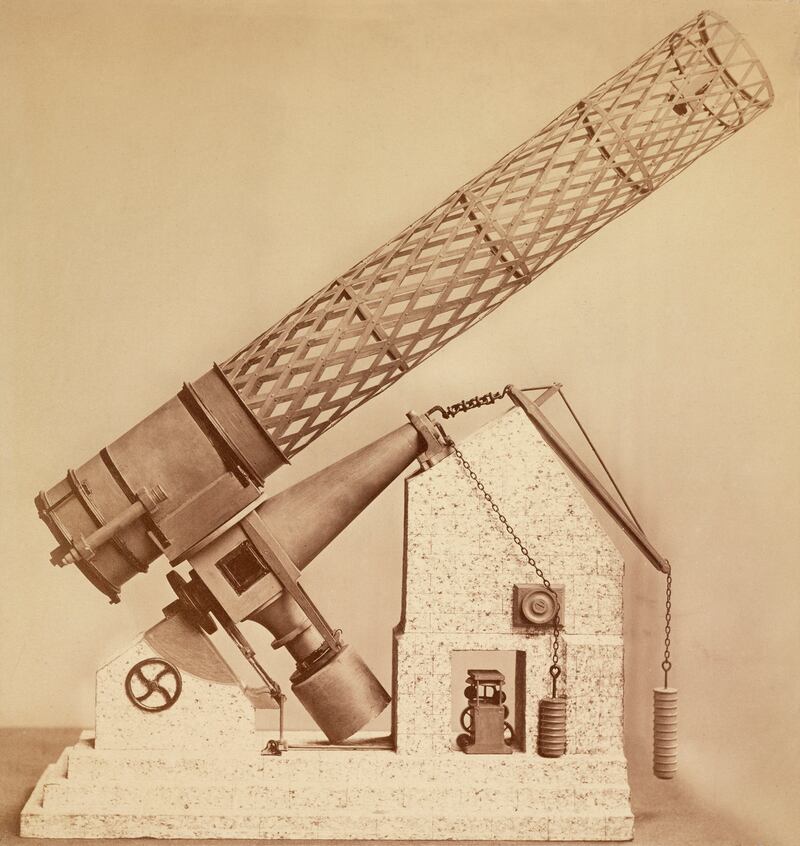 Great Melbourne Telescope: a model of Thomas Grubb’s design. Photograph: SSPL/Getty
