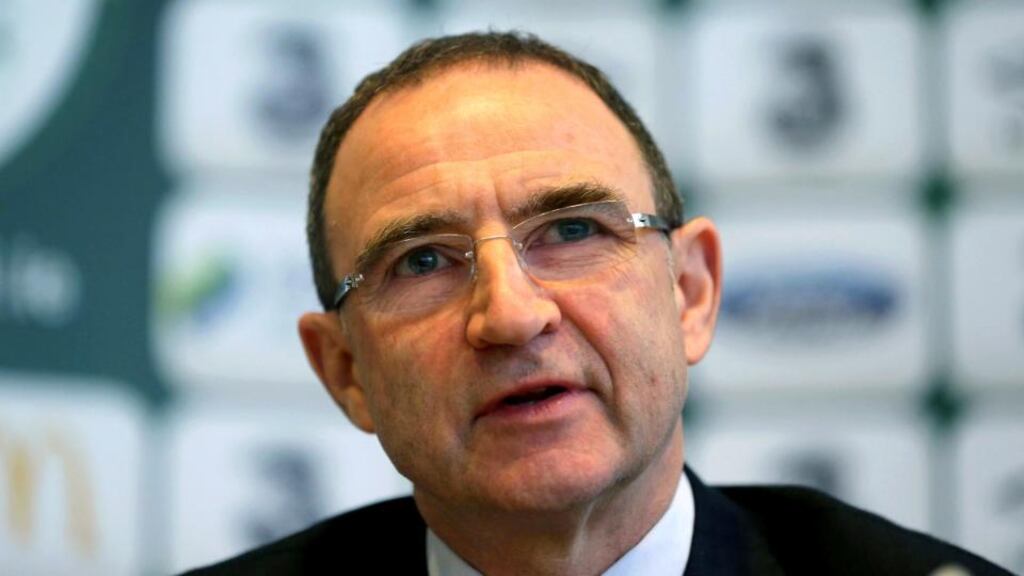 Republic of Ireland manager Martin O’Neill must prepare his side to meet Germany. Photograph: Lorraine O’Sullivan/Inpho